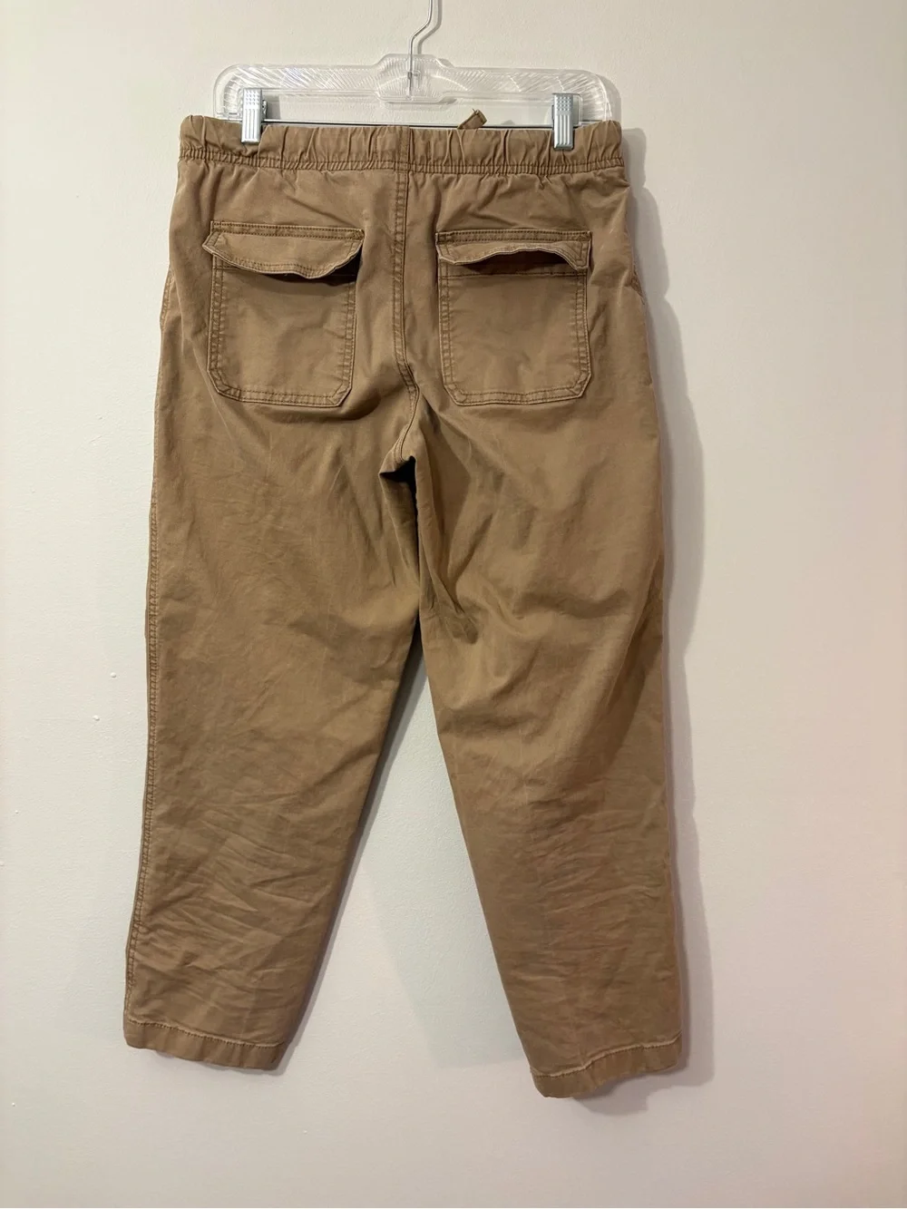 Banana Republic Tapered Mid-Rise Utility Ankle Pants — Khaki — Size S 🍂
